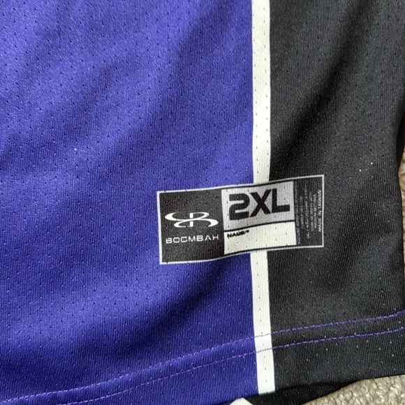 1/4 button baseball jersey, Central Rays - Picture 5 of 9